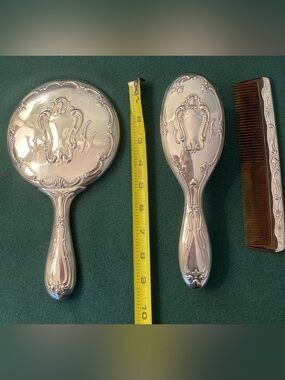 Vintage Gorham Vintage Silverplate Vanity Set